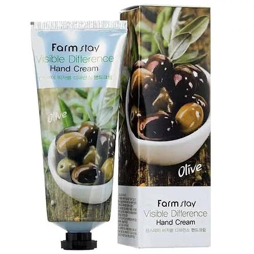 FARMSTAY VISIBLE DIFFERENCE OLIVE RANKŲ KREMAS SU ALYVUOGIŲ EKSTRAKTU